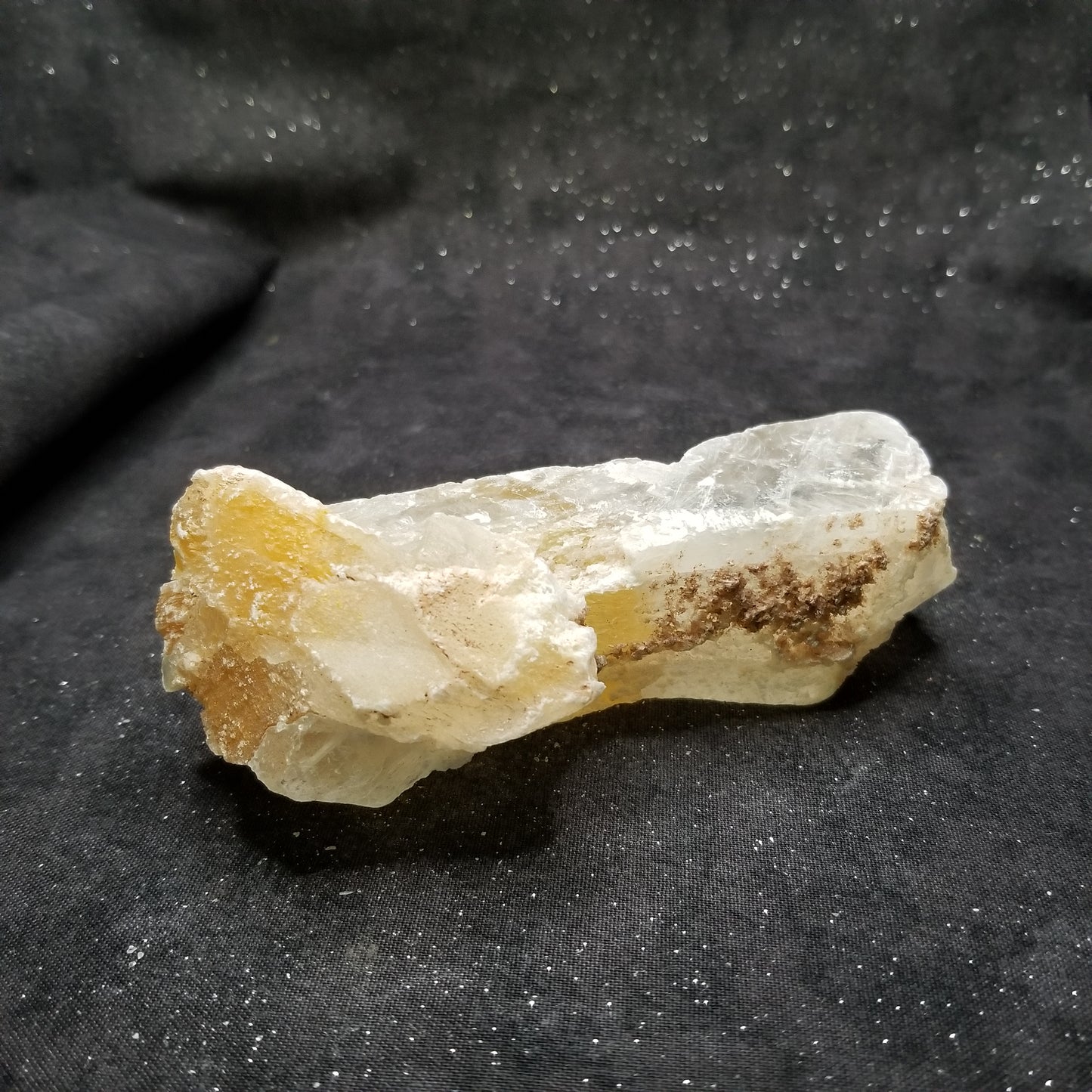 Golden Phantom Selenite Quartz Raw Rare Natural Crystal Stone Empowerment 210g (GPS4) Simply CBD LLC