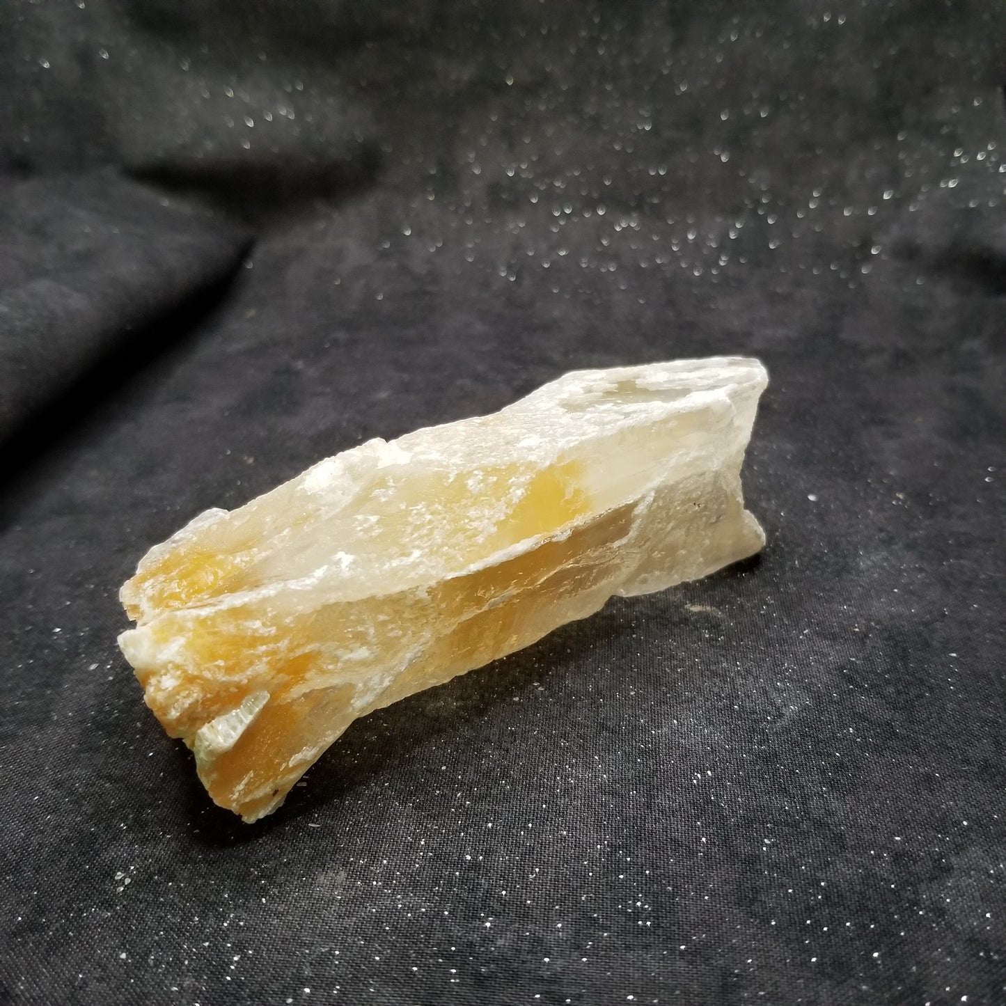 Golden Phantom Selenite Quartz Raw Rare Natural Crystal Stone Empowerment 210g (GPS4) Simply CBD LLC