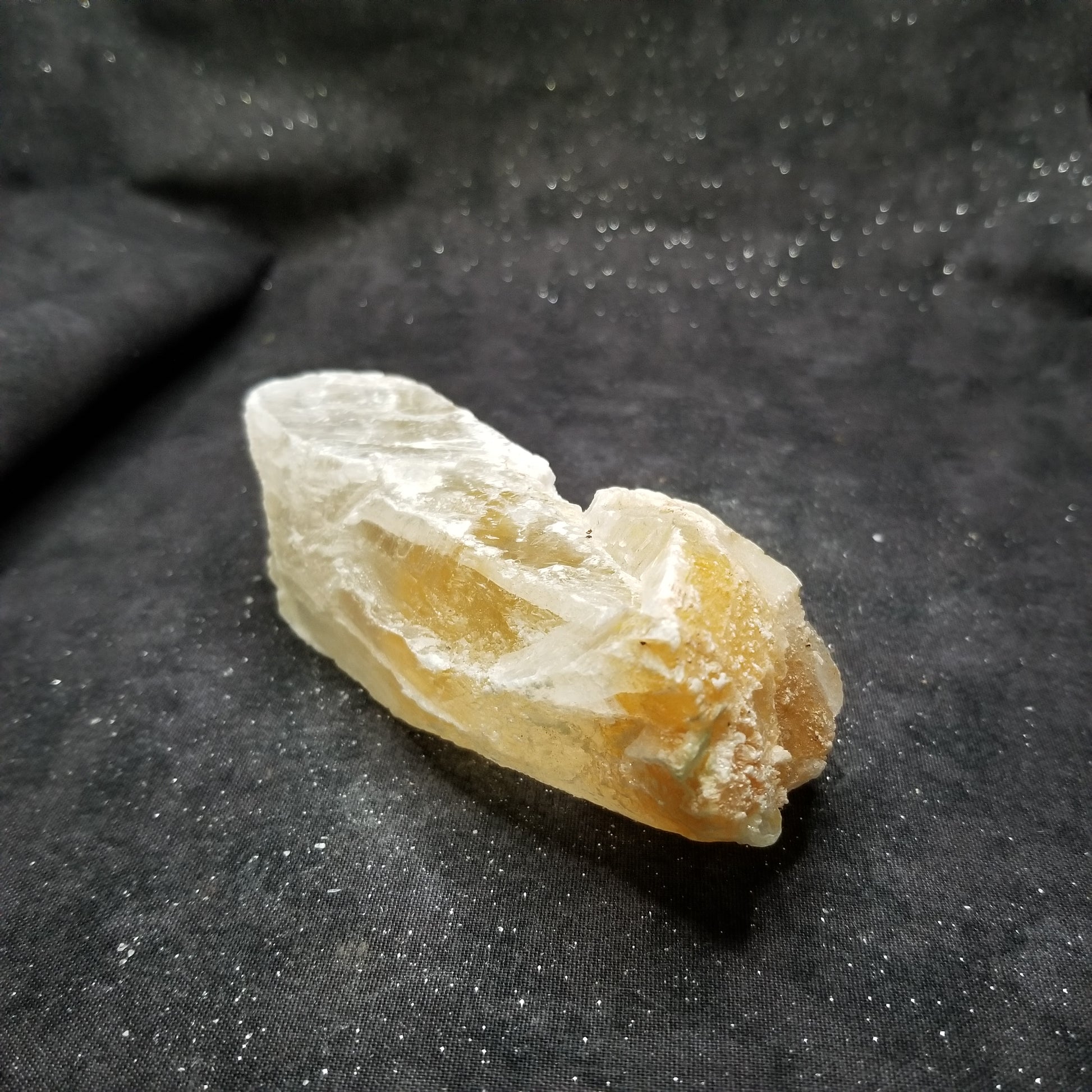 Golden Phantom Selenite Quartz Raw Rare Natural Crystal Stone Empowerment 210g (GPS4) Simply CBD LLC