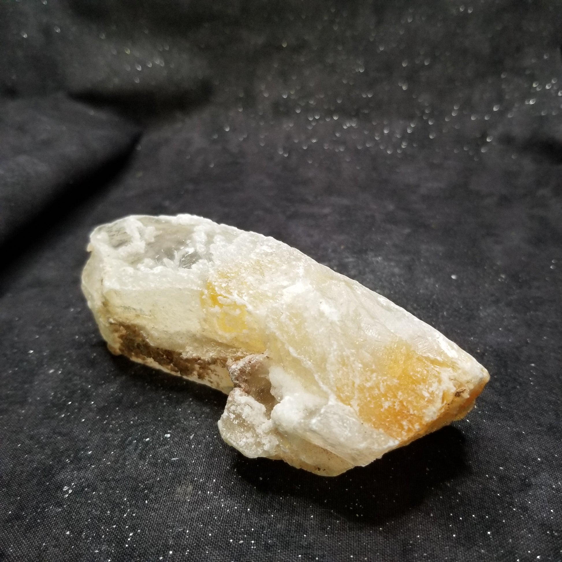 Golden Phantom Selenite Quartz Raw Rare Natural Crystal Stone Empowerment 210g (GPS4) Simply CBD LLC