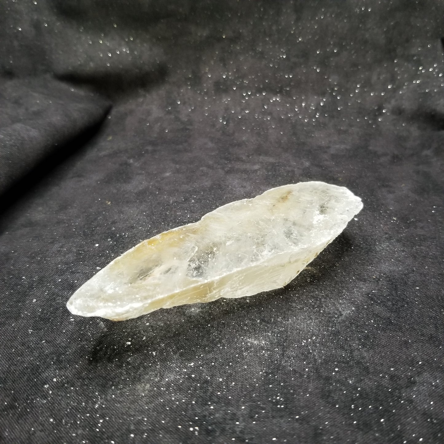 Golden Phantom Selenite Quartz Raw Rare Natural Crystal Stone Empowerment 115g (GPS5) Simply CBD LLC