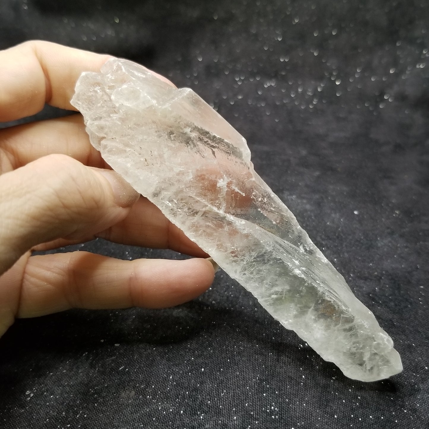 Golden Phantom Selenite Quartz Rare Raw Natural Crystal Stone Empowerment 65g (GPS1) Simply CBD LLC