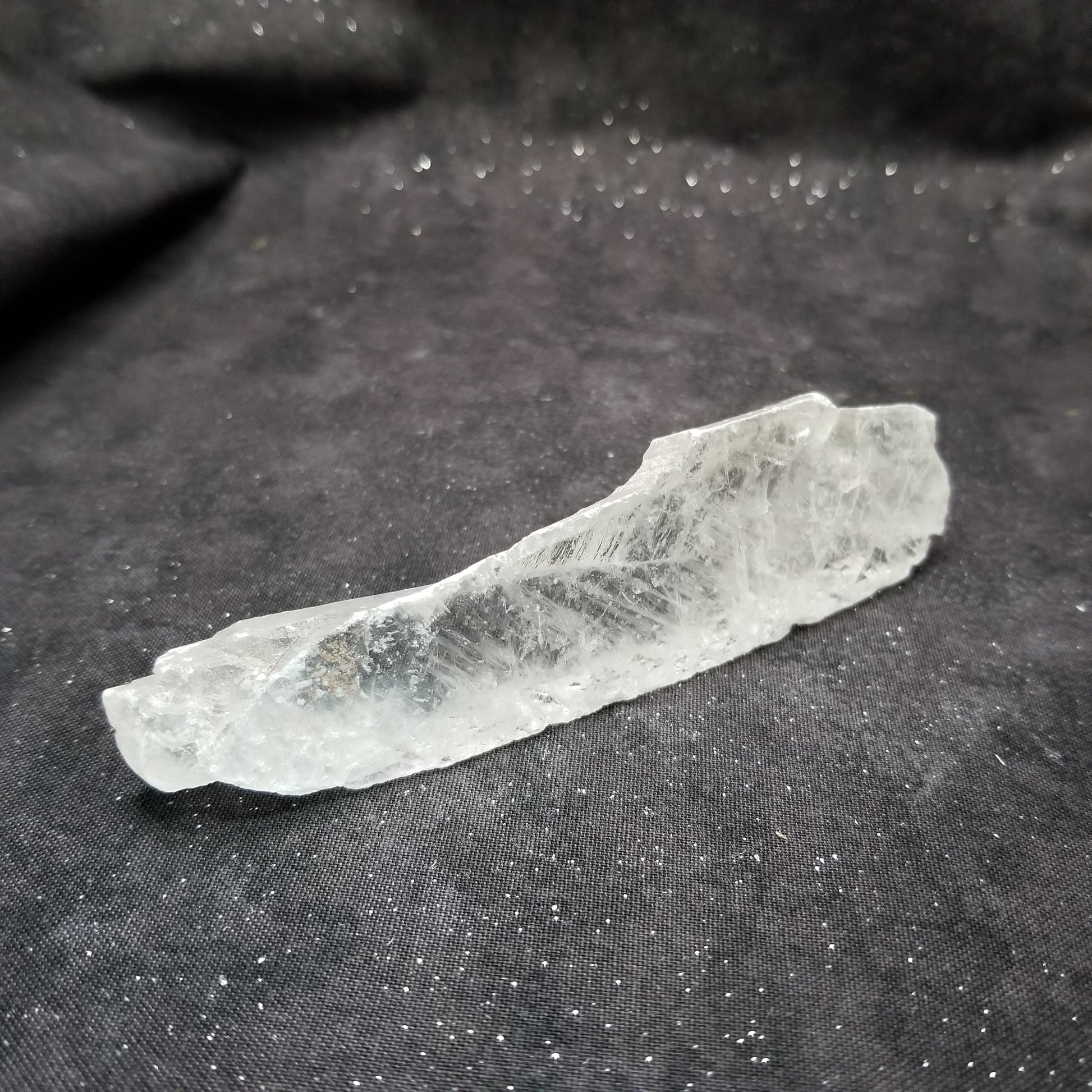 Golden Phantom Selenite Quartz Rare Raw Natural Crystal Stone Empowerment 65g (GPS1) Simply CBD LLC