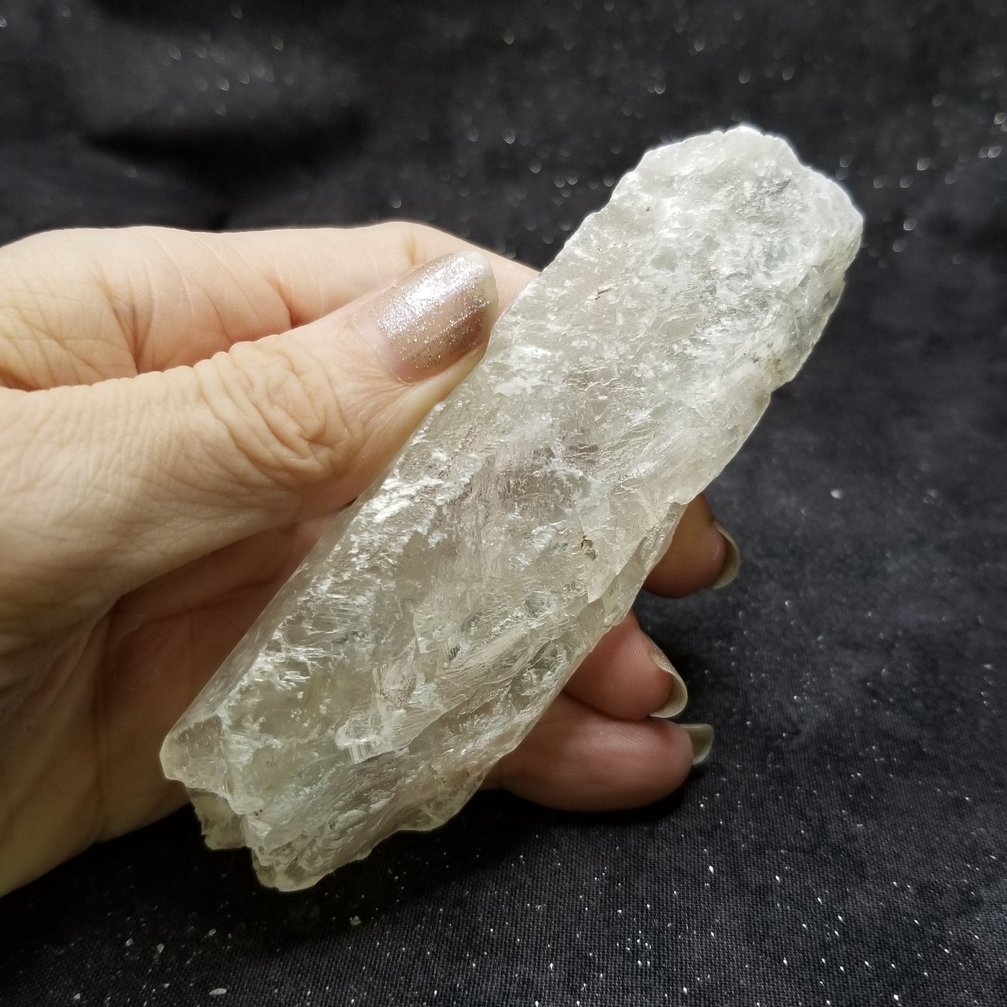 Golden Phantom Selenite Quartz Rare Raw Natural Crystal Stone Empowerment 135g (GPS2) Simply CBD LLC