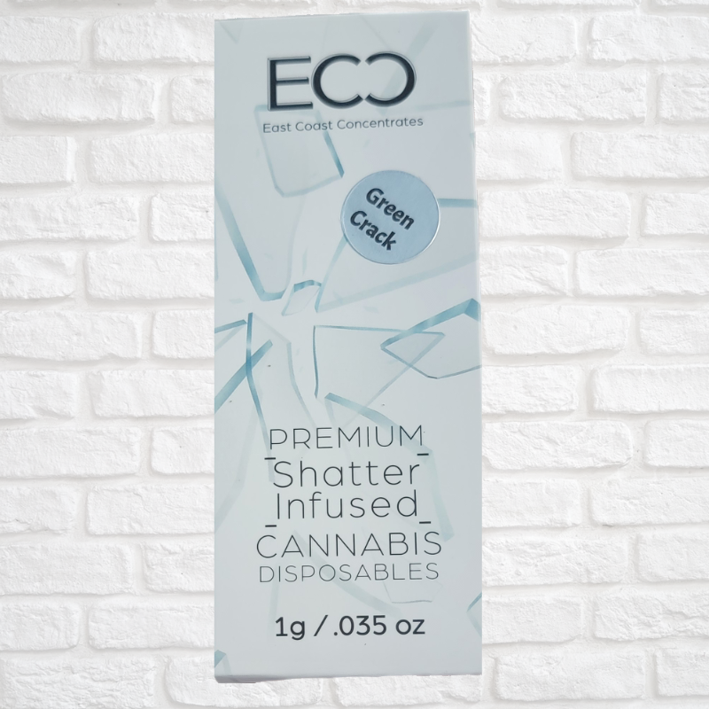 East Coast Concentrates Premium Shatter Infused Disposable 1 gram Simply CBD LLC