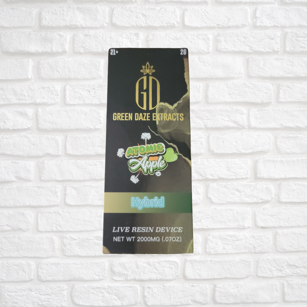 Green Daze Extracts 2 gram Disposable Vape Simply CBD LLC