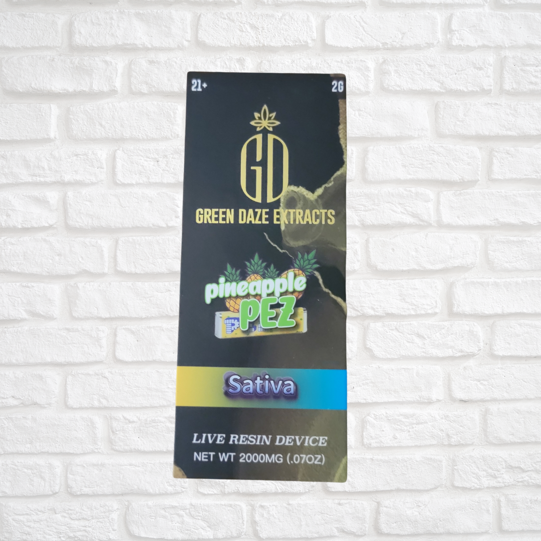 Green Daze Extracts 2 gram Disposable Vape Simply CBD LLC