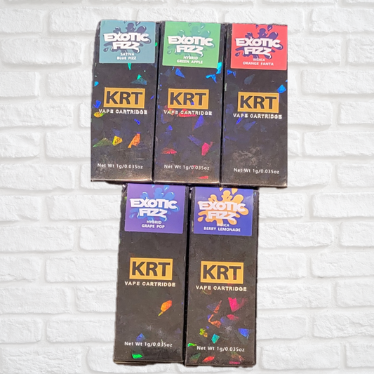KRT Exotic Fizz 1 gram vape carts Simply CBD LLC