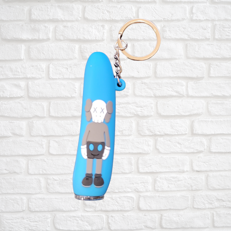 Rick and Morty and Simpson Silicone One Hitter Keychains Simply CBD LLC