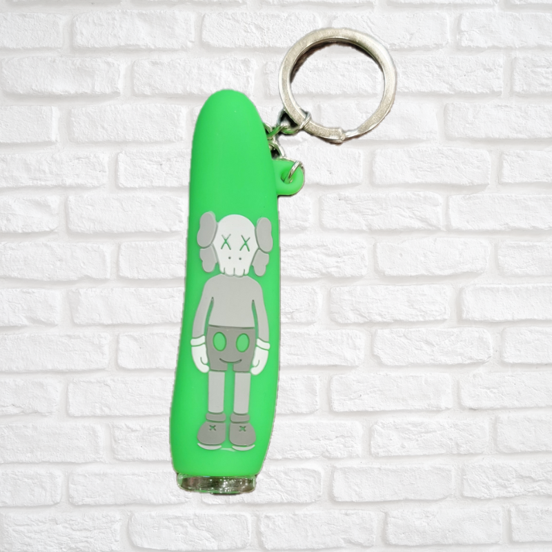 Rick and Morty and Simpson Silicone One Hitter Keychains Simply CBD LLC