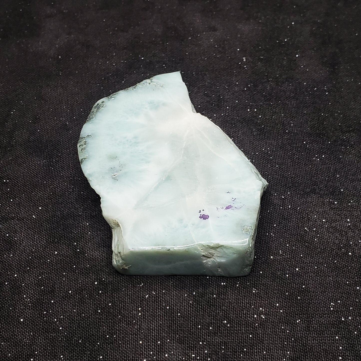 Larimar Lapidary Stone Natural 2.5 x 2 inches 73 grams Dominican Republic LAR70 Simply CBD LLC