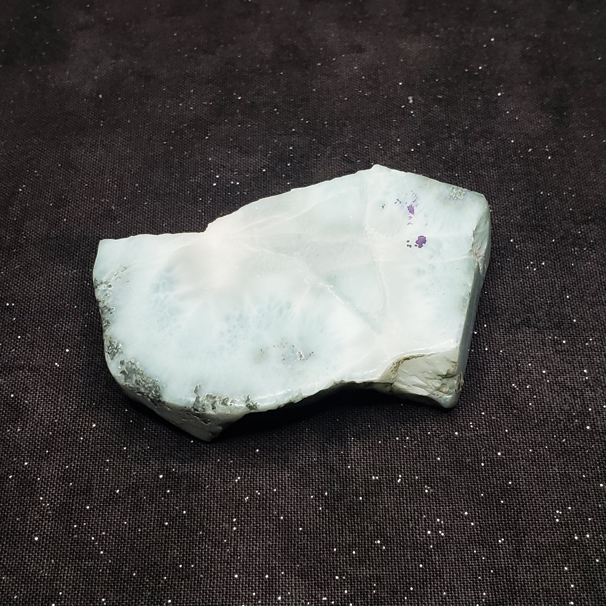 Larimar Lapidary Stone Natural 2.5 x 2 inches 73 grams Dominican Republic LAR70 Simply CBD LLC