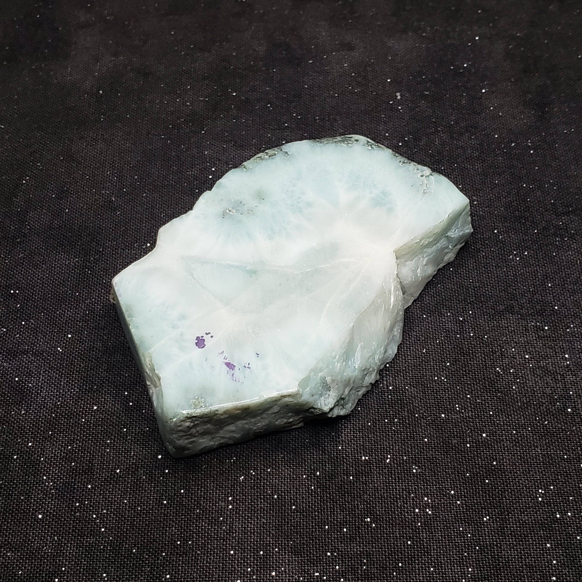 Larimar Lapidary Stone Natural 2.5 x 2 inches 73 grams Dominican Republic LAR70 Simply CBD LLC