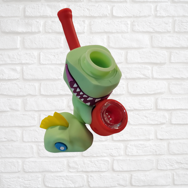 Little Devil or Dino Silicone Pipe Simply CBD LLC