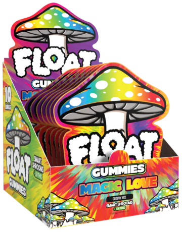 Float Vegan Mushroom Gummies + D9 Simply CBD LLC