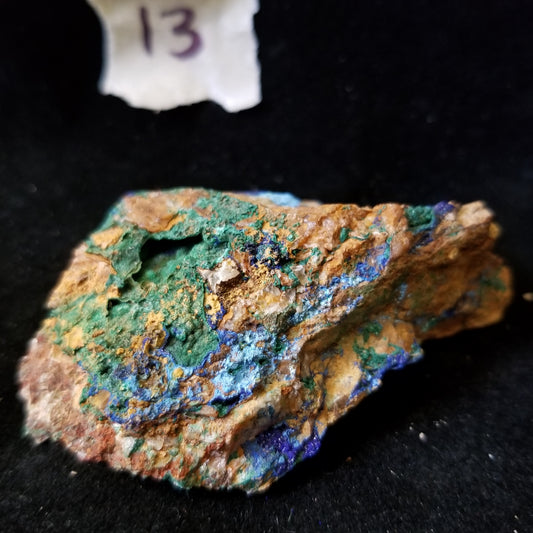 Malachite Azurite Chrysocolla Isolated Host Raw Natural Healing Crystals and Stones (MAC13) Simply CBD LLC