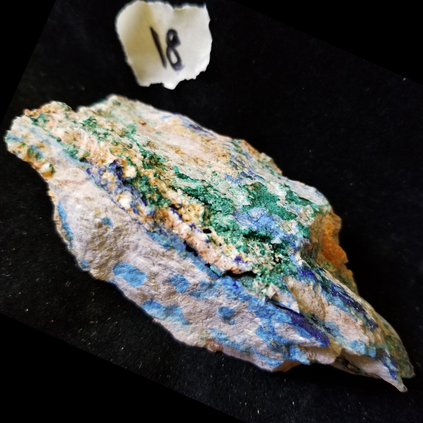 Malachite Azurite Chrysocolla Isolated Host Raw Natural Healing Crystals and Stones (MAC18) Simply CBD LLC