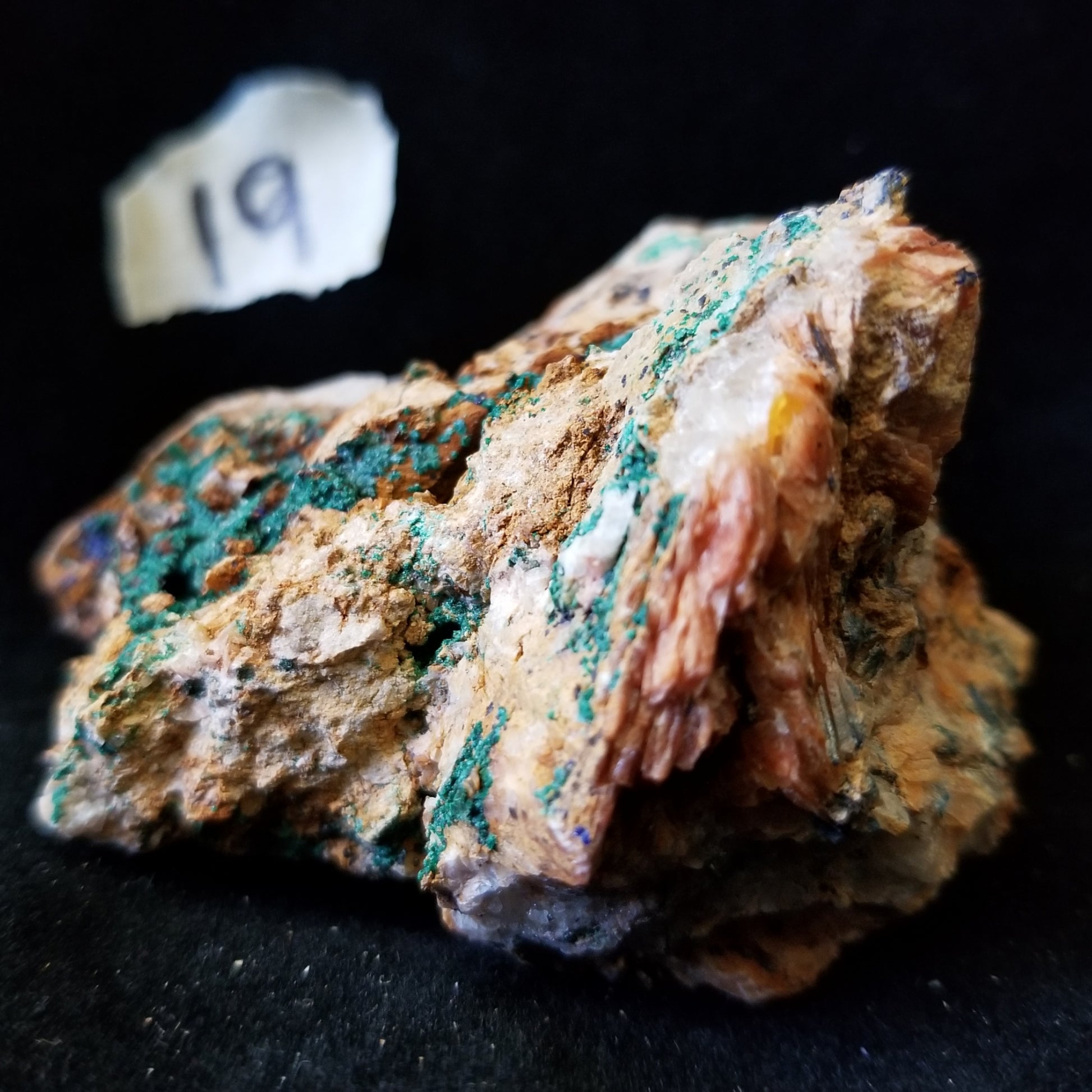 Malachite Azurite Chrysocolla Isolated Host Raw Natural Healing Crystals and Stones (MAC19) Simply CBD LLC