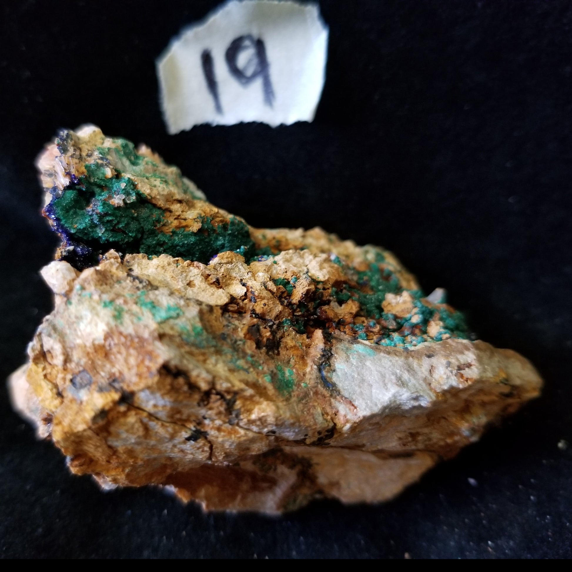 Malachite Azurite Chrysocolla Isolated Host Raw Natural Healing Crystals and Stones (MAC19) Simply CBD LLC