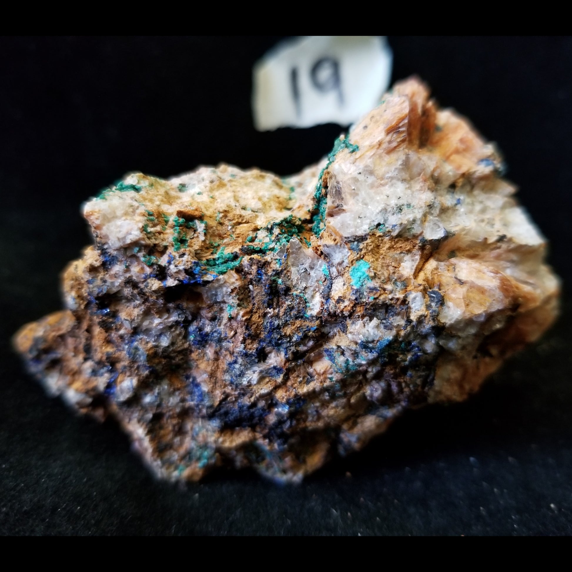 Malachite Azurite Chrysocolla Isolated Host Raw Natural Healing Crystals and Stones (MAC19) Simply CBD LLC
