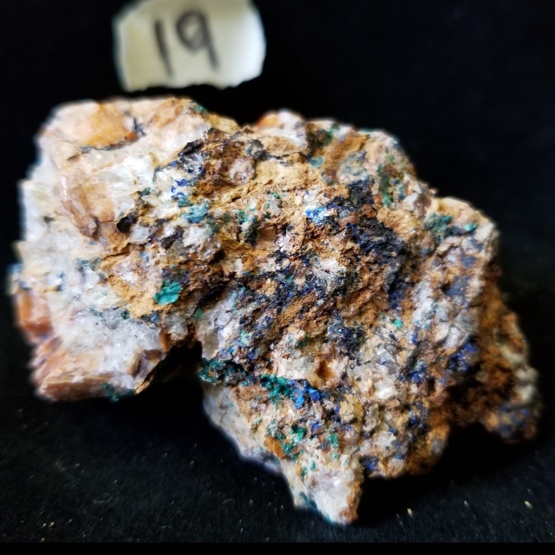 Malachite Azurite Chrysocolla Isolated Host Raw Natural Healing Crystals and Stones (MAC19) Simply CBD LLC