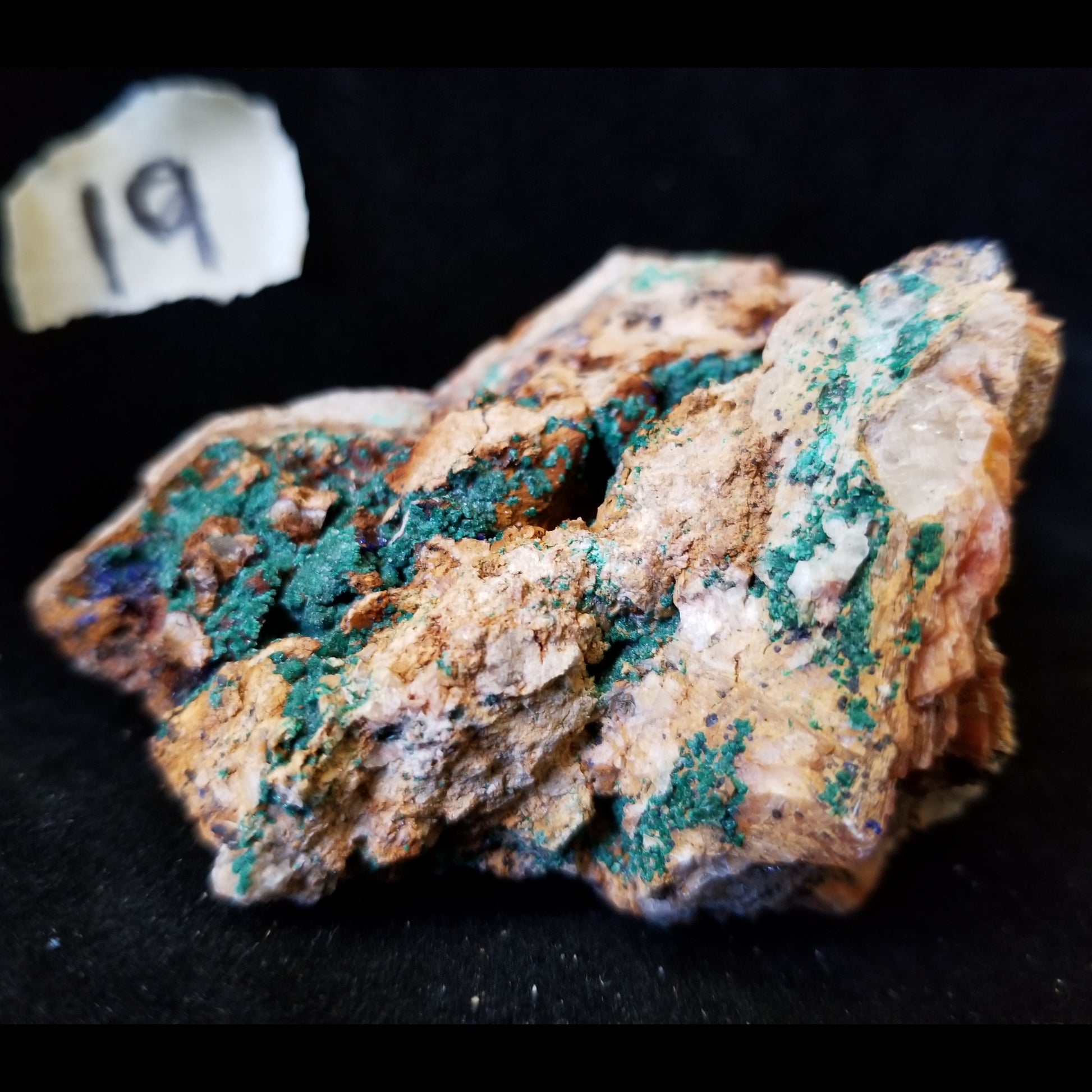 Malachite Azurite Chrysocolla Isolated Host Raw Natural Healing Crystals and Stones (MAC19) Simply CBD LLC