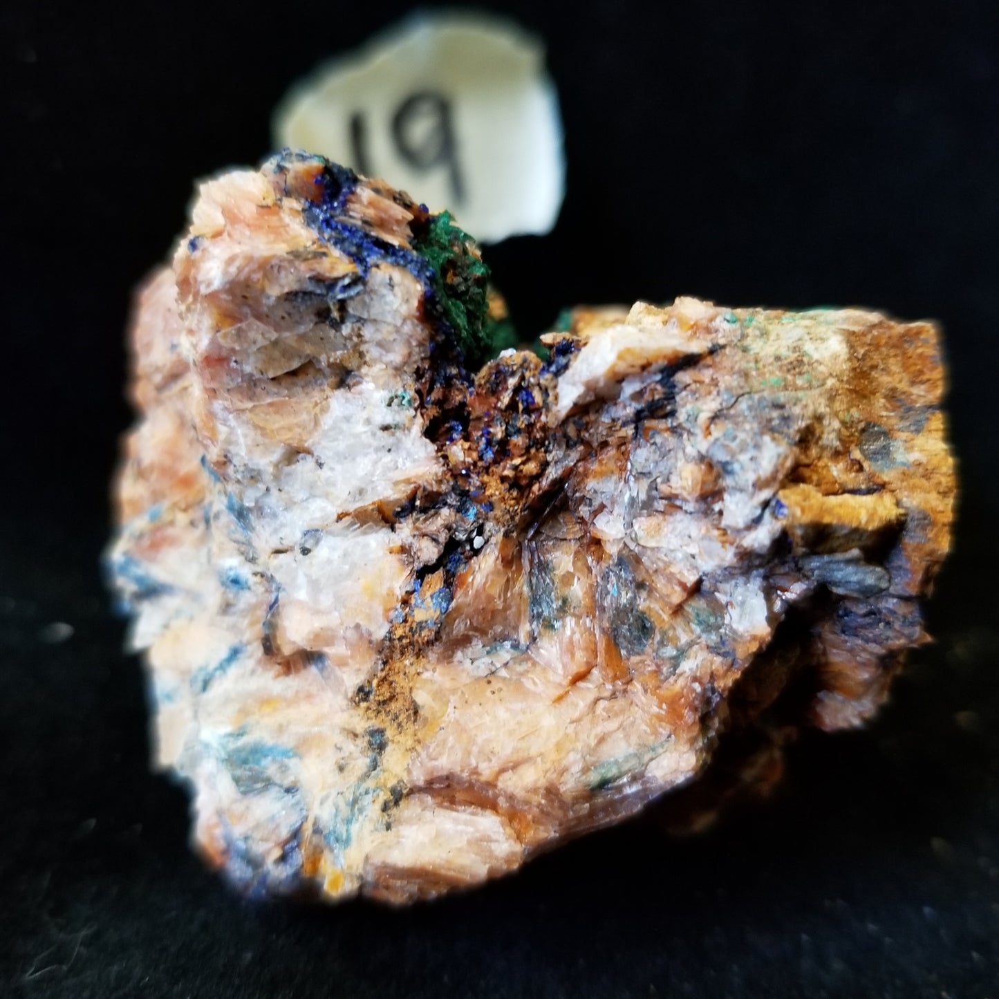 Malachite Azurite Chrysocolla Isolated Host Raw Natural Healing Crystals and Stones (MAC19) Simply CBD LLC