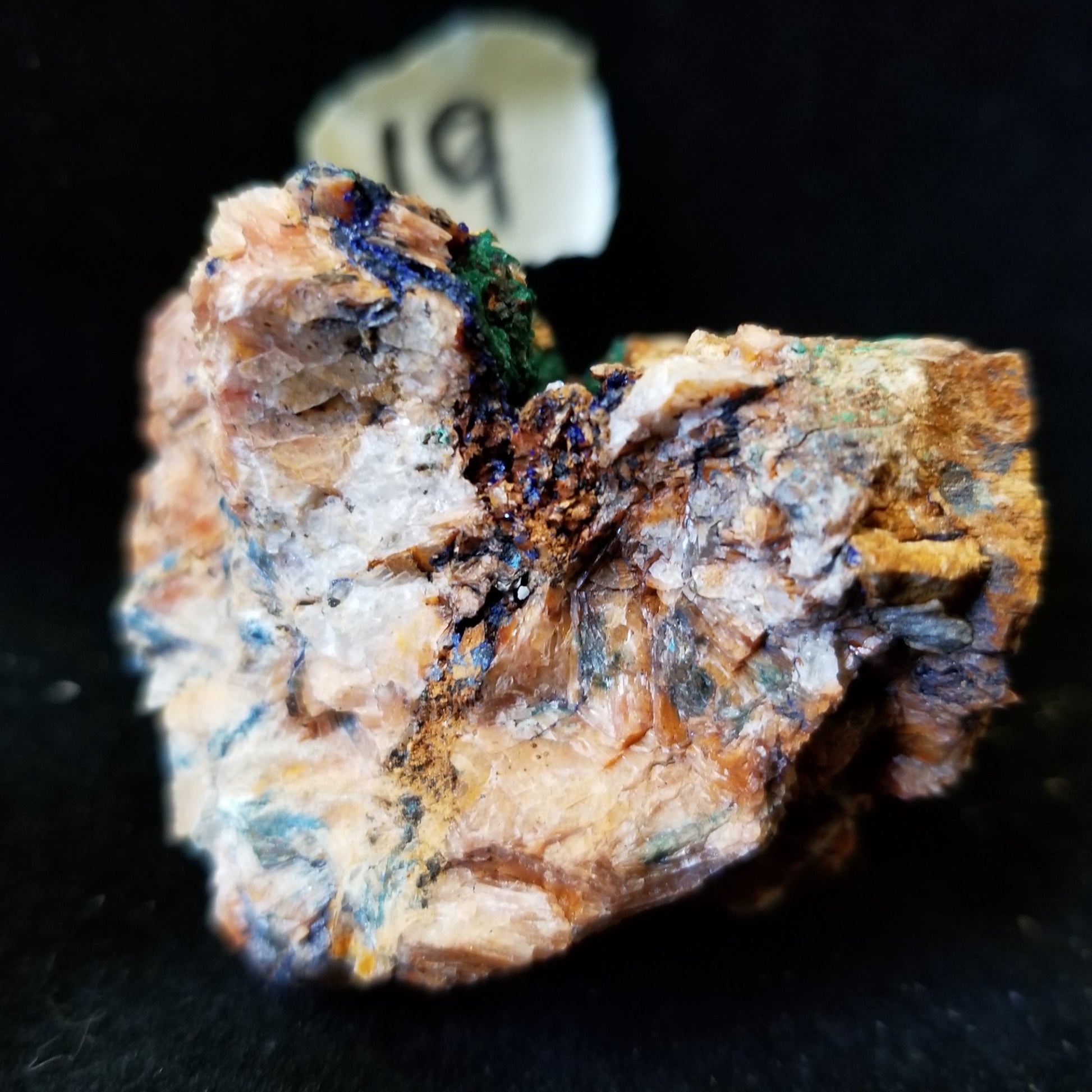 Malachite Azurite Chrysocolla Isolated Host Raw Natural Healing Crystals and Stones (MAC19) Simply CBD LLC