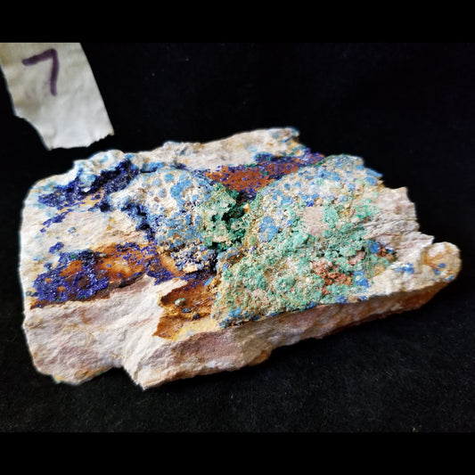 Malachite Azurite Chrysocolla Isolated Host Raw Natural Healing Crystals and Stones (MAC7) Simply CBD LLC