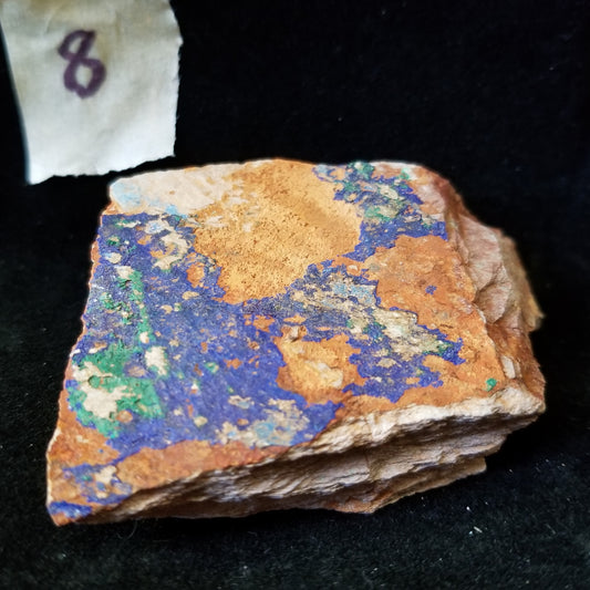 Malachite Azurite Chrysocolla Isolated Host Raw Natural Healing Crystals and Stones (MAC8) Simply CBD LLC