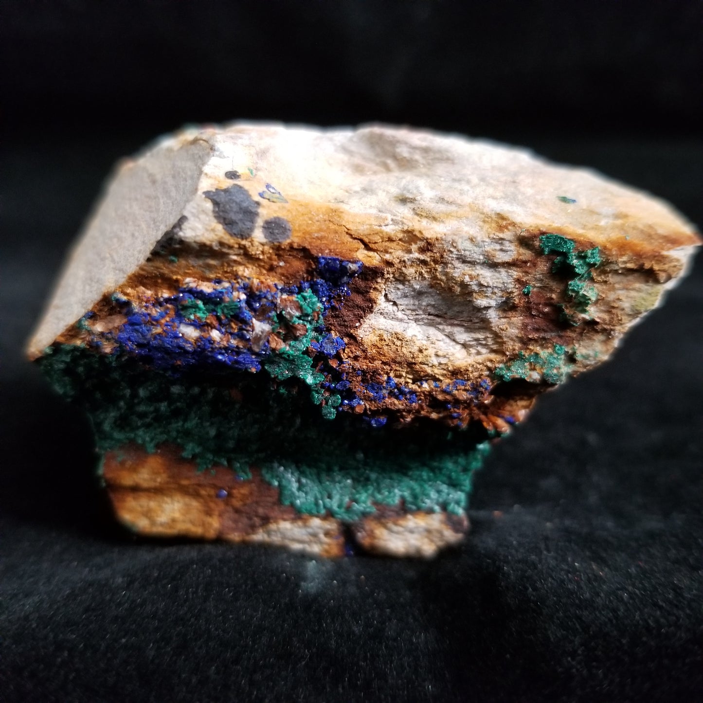 Malachite Azurite Chrysocolla Isolated Host Raw Natural Healing Crystals and Stones (MAC20) Simply CBD LLC