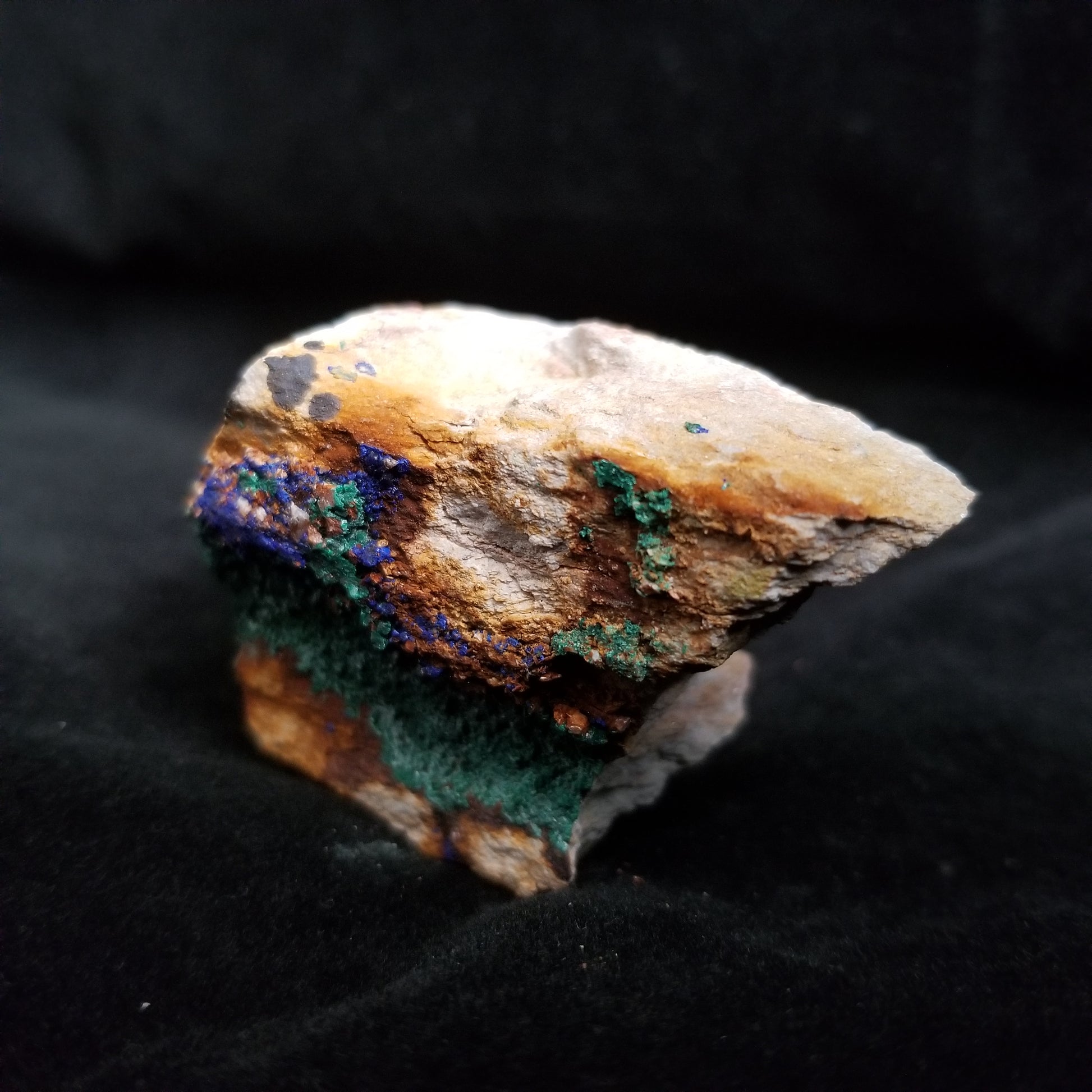 Malachite Azurite Chrysocolla Isolated Host Raw Natural Healing Crystals and Stones (MAC20) Simply CBD LLC