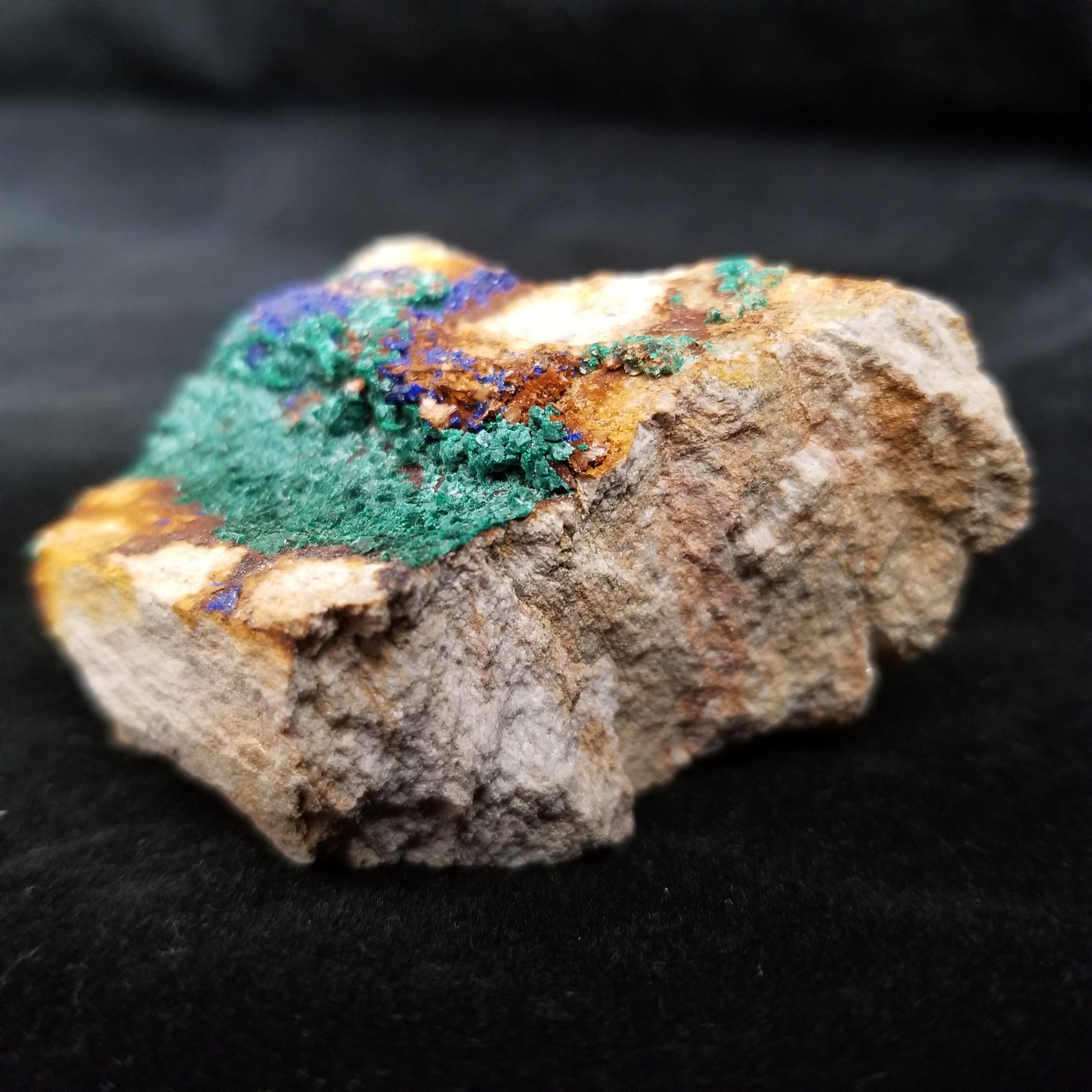 Malachite Azurite Chrysocolla Isolated Host Raw Natural Healing Crystals and Stones (MAC20) Simply CBD LLC