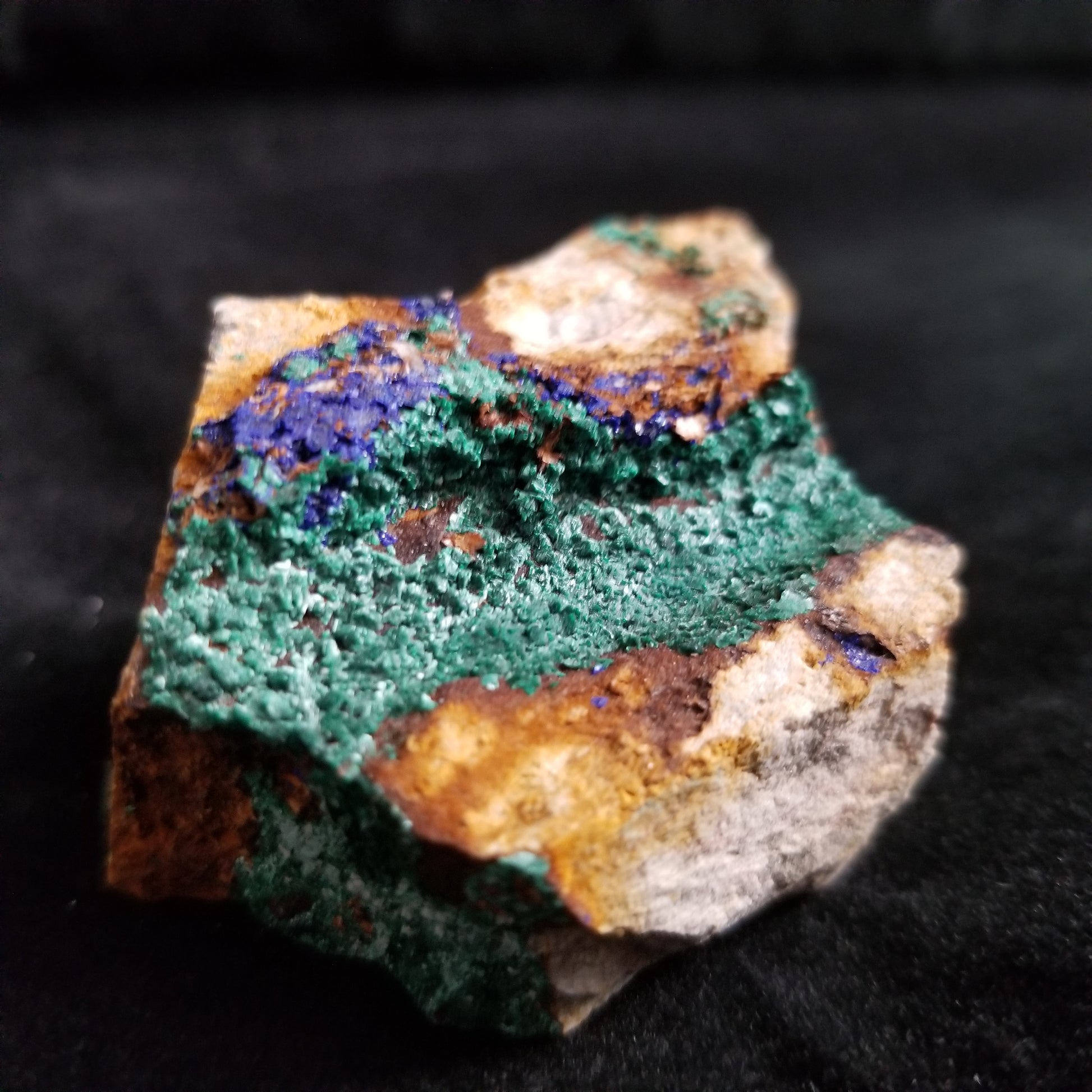 Malachite Azurite Chrysocolla Isolated Host Raw Natural Healing Crystals and Stones (MAC20) Simply CBD LLC