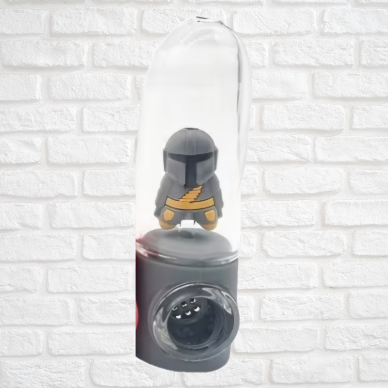 4.3  inch Cartoon Pipe with glass bowl $9.99 Simply CBD LLC