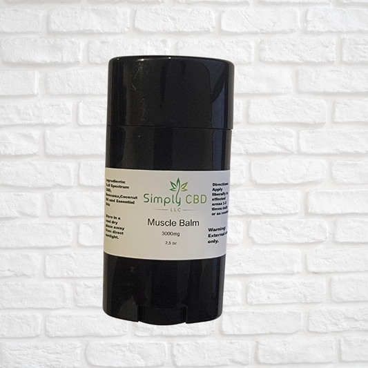 CBD Muscle Balm Stick 3000mg Simply CBD LLC