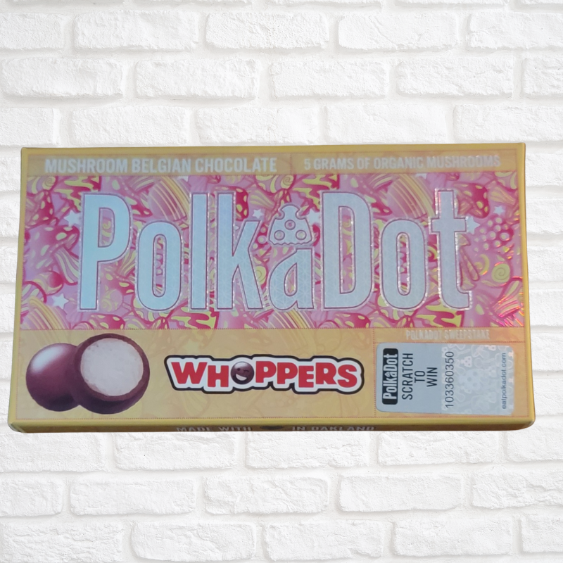 PolkaDot  Mushroom Bars 5 grams Simply CBD LLC