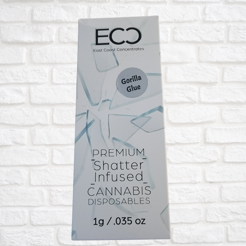 East Coast Concentrates Premium Shatter Infused Disposable 1 gram Simply CBD LLC