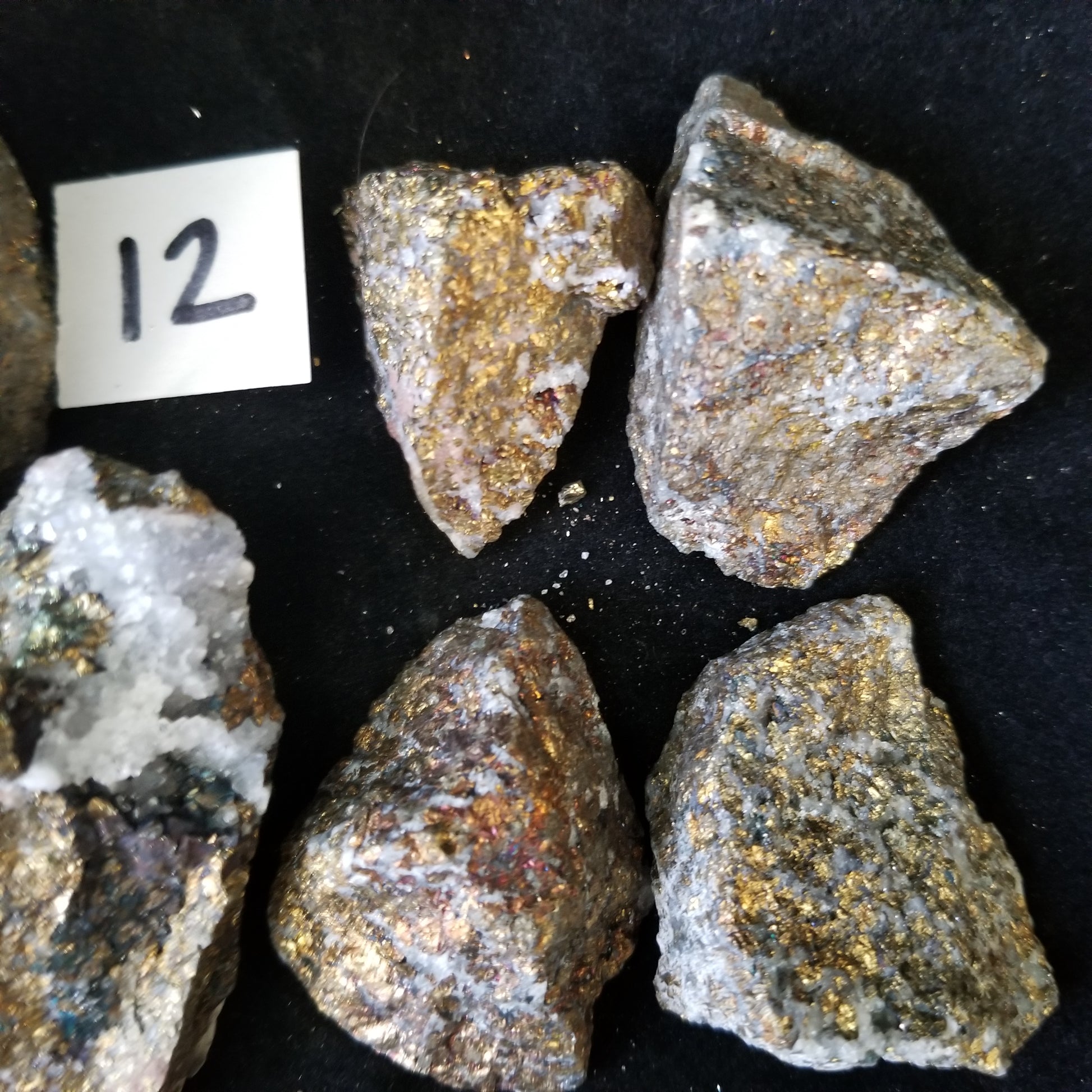 Rainbow Peacock Ore Pyrite raw healing gold shimmer crystal stones 1LB (LOT12) Simply CBD LLC