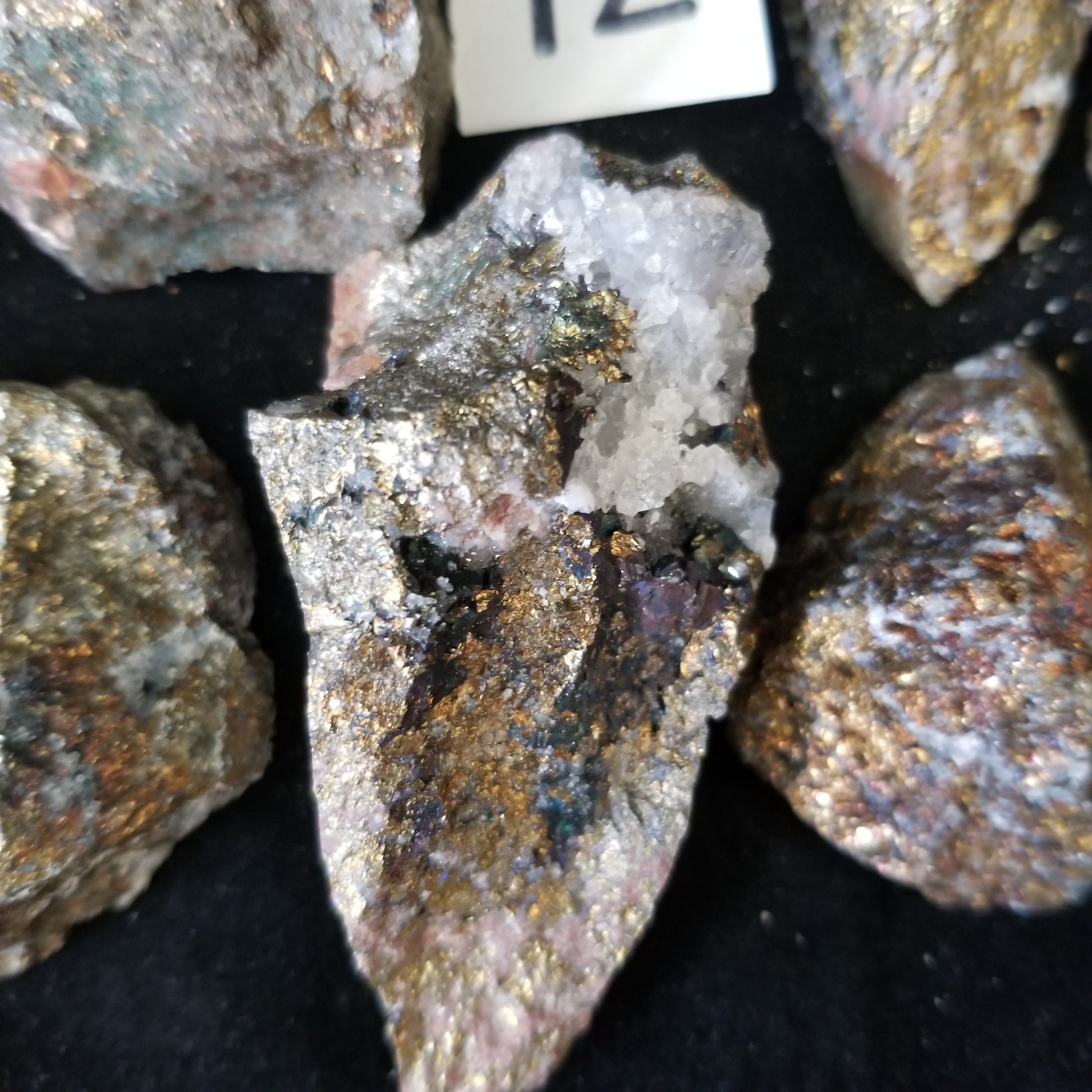 Rainbow Peacock Ore Pyrite raw healing gold shimmer crystal stones 1LB (LOT12) Simply CBD LLC