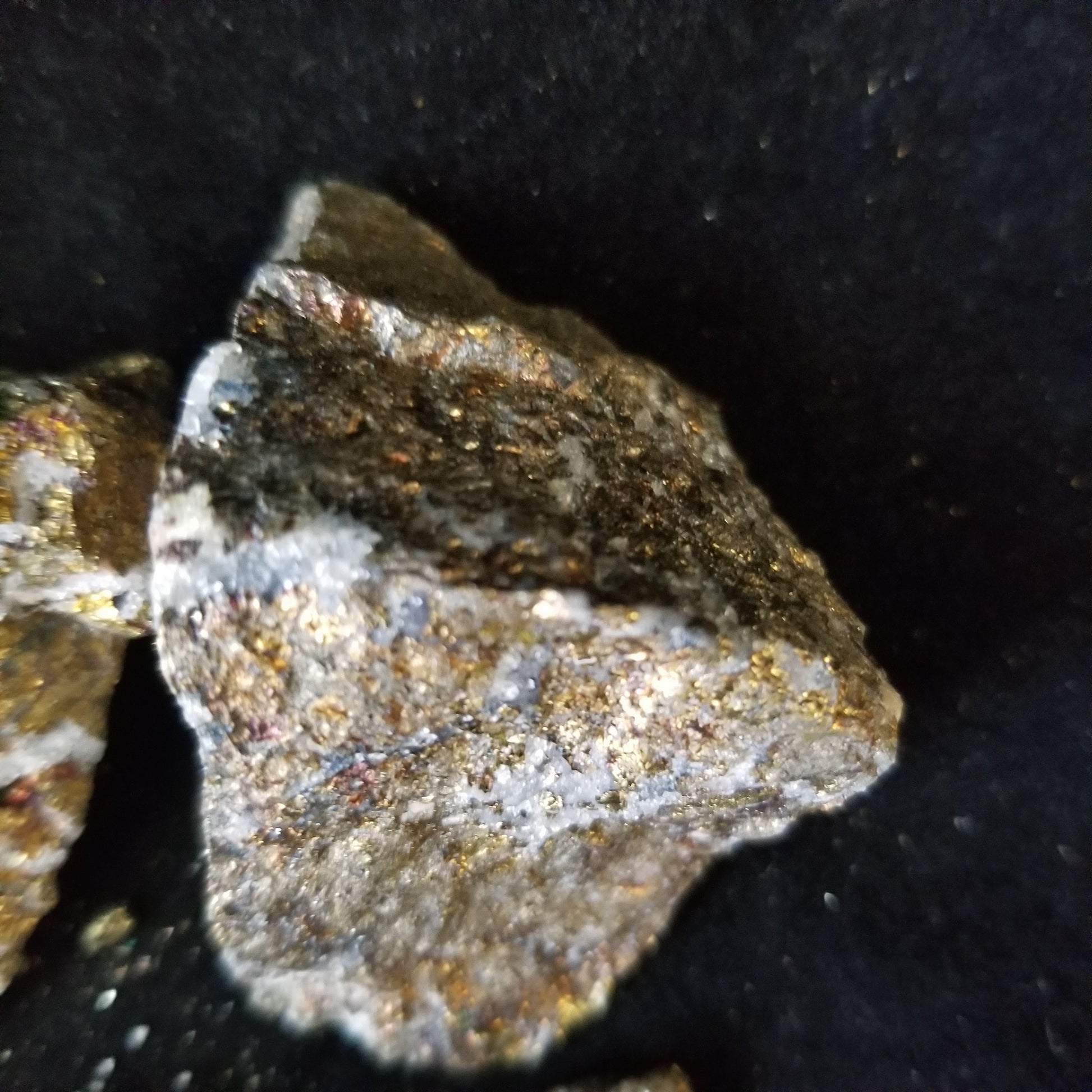 Rainbow Peacock Ore Pyrite raw healing gold shimmer crystal stones 1LB (LOT12) Simply CBD LLC