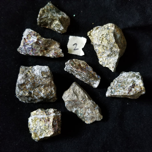 Rainbow Peacock Ore Pyrite raw healing gold shimmer crystal stones 1LB (LOT2) Simply CBD LLC