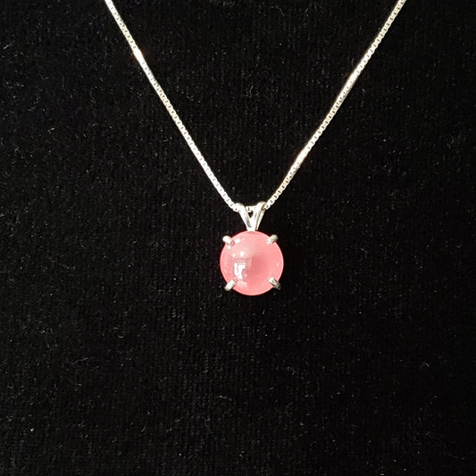 Rhodocrosite 8 carat Silver Pendant Simply CBD LLC