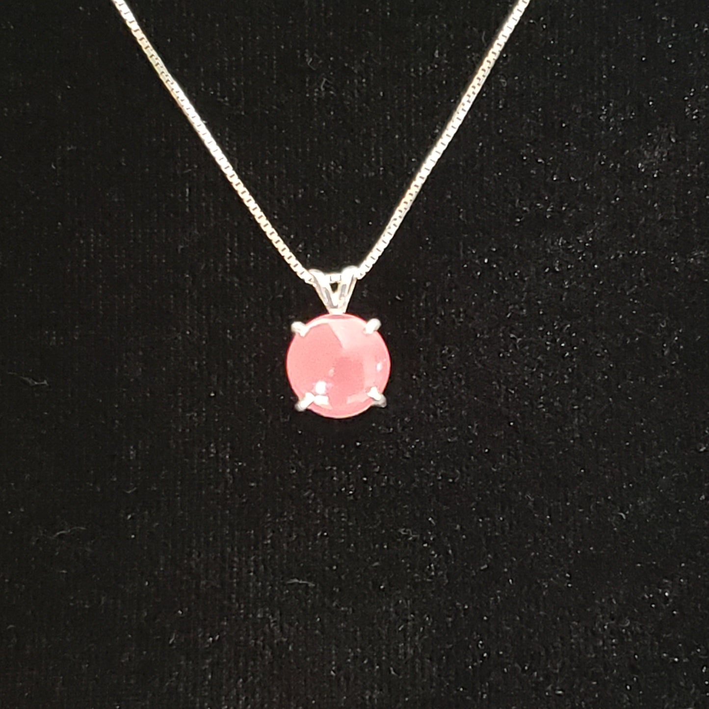 Rhodocrosite 8 carat Silver Pendant Simply CBD LLC
