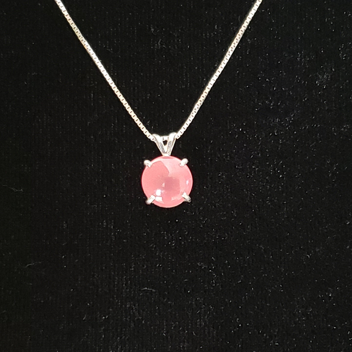 Rhodocrosite 8 carat Silver Pendant Simply CBD LLC