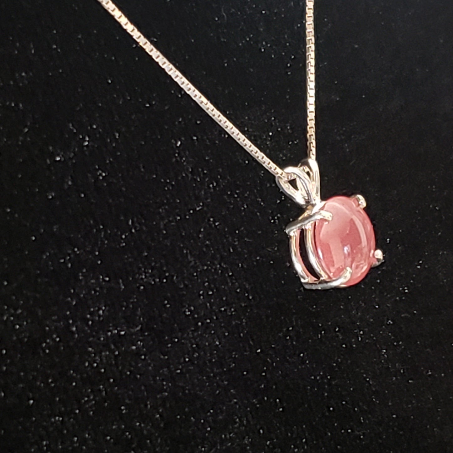Rhodocrosite 8 carat Silver Pendant Simply CBD LLC
