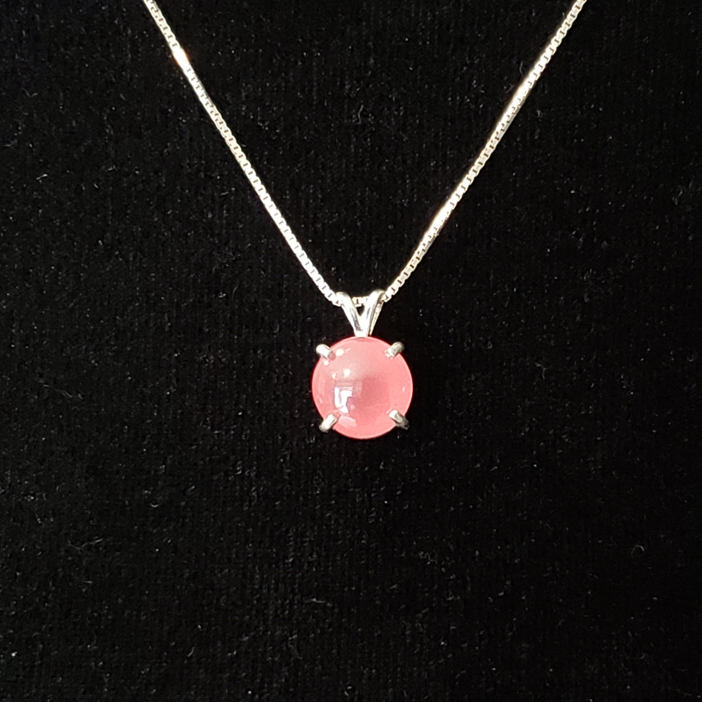Rhodocrosite 8 carat Silver Pendant Simply CBD LLC
