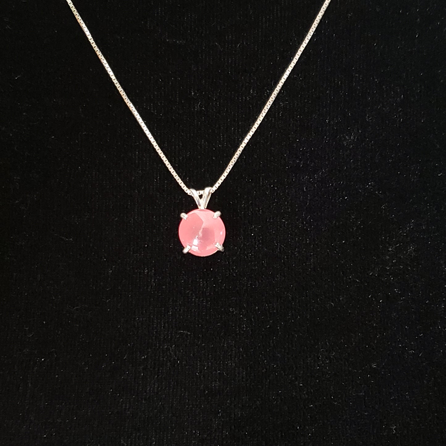 Rhodocrosite 8 carat Silver Pendant Simply CBD LLC