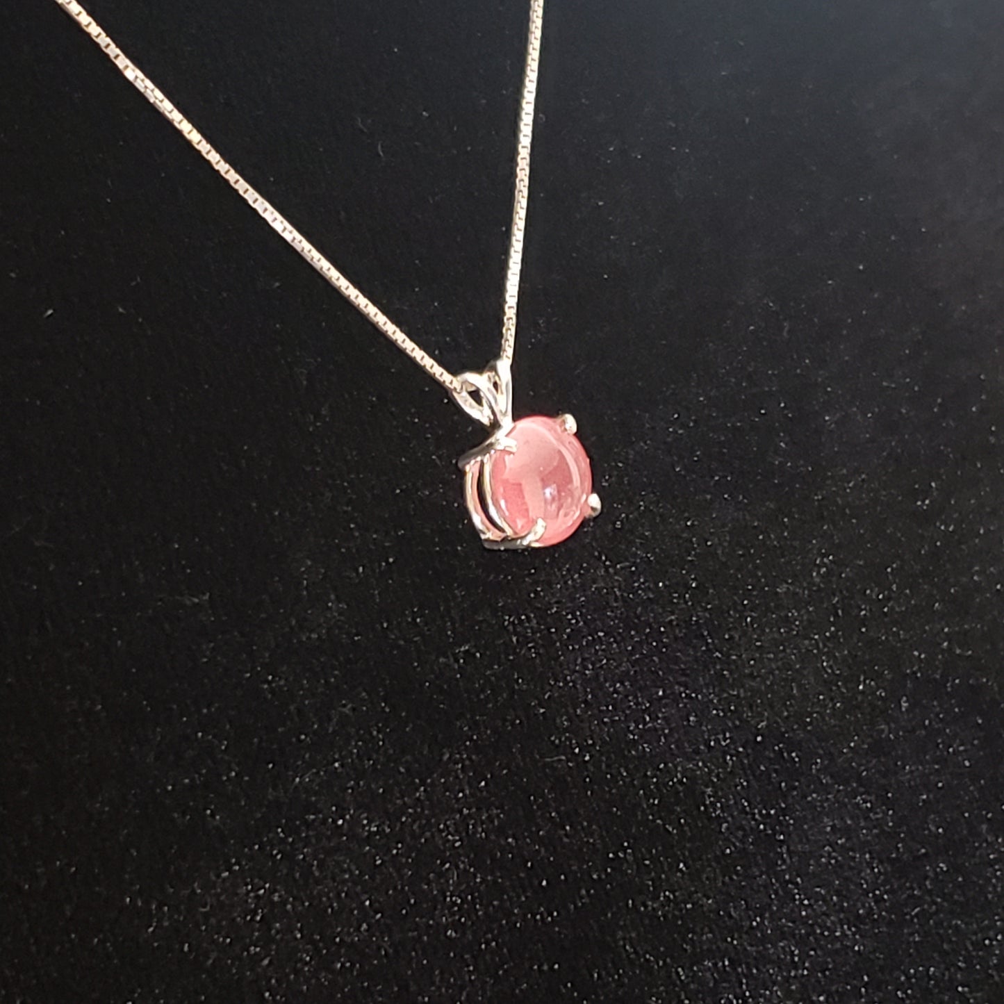 Rhodocrosite 8 carat Silver Pendant Simply CBD LLC