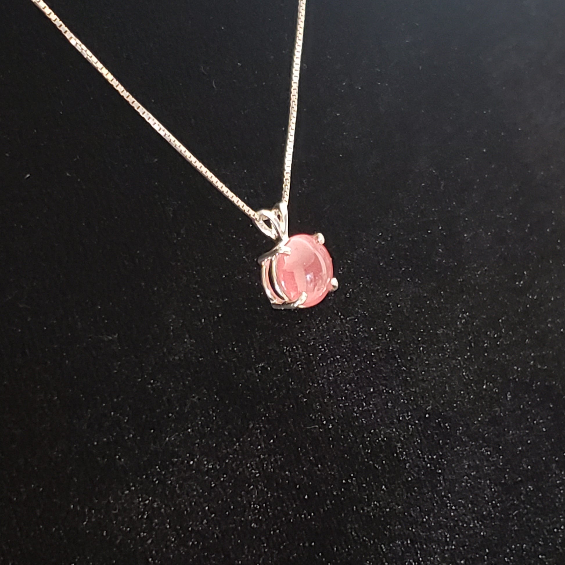 Rhodocrosite 8 carat Silver Pendant Simply CBD LLC